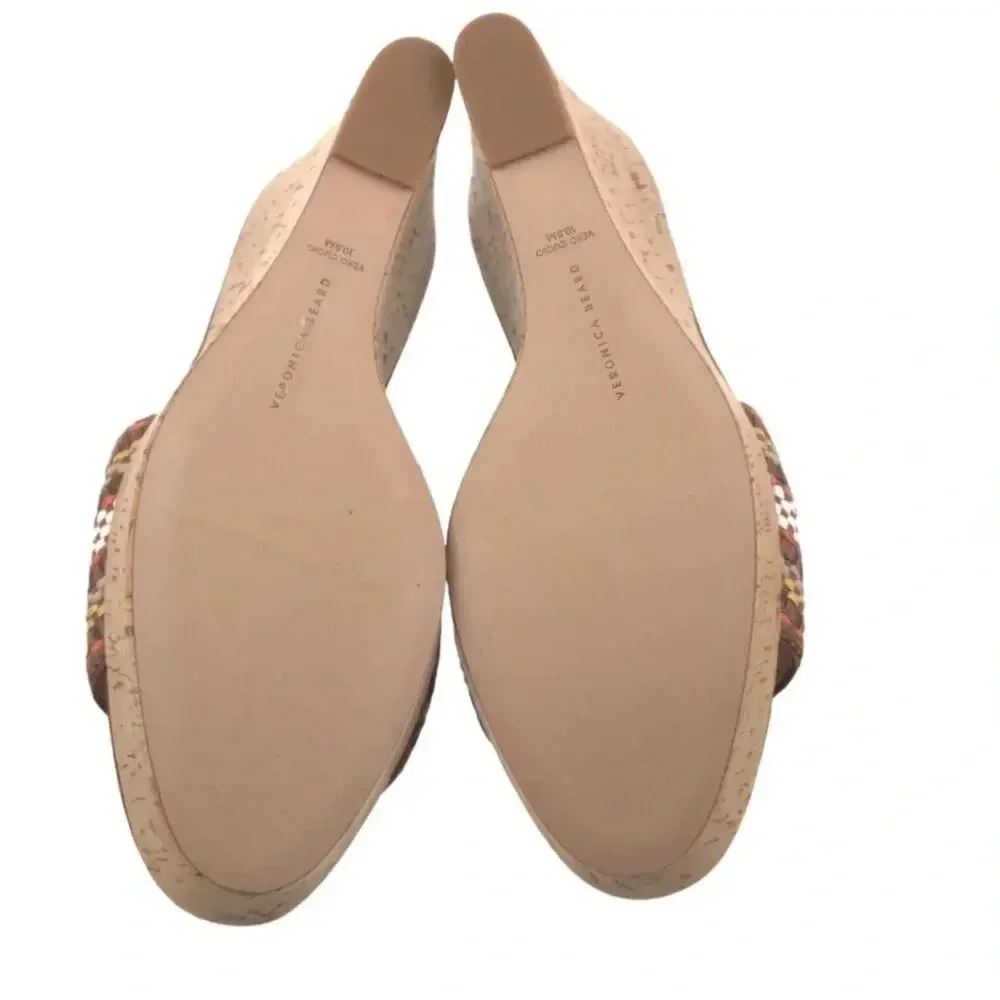 VERONICA BEARD Printed Slides w/ Tags Size: 10.5 New